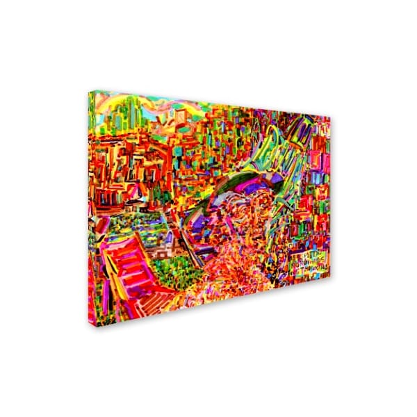 Josh Byer 'Summer Shower' Canvas Art,24x32